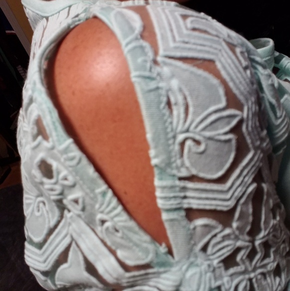 Ava & Viv Mint Embelished Top - Picture 3 of 3